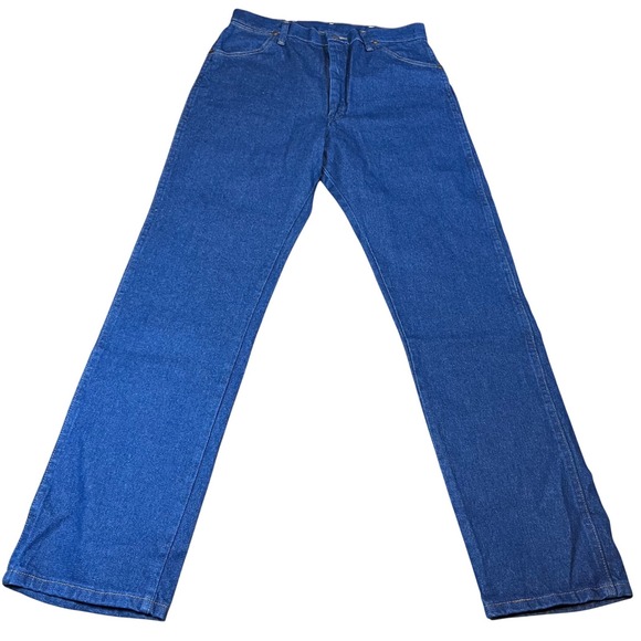 Wrangler Denim - Wrangler Cowboy Cut 14MWZ Slim Fit Tapered Leg Jeans Blue Denim Womens 13x32 NWT